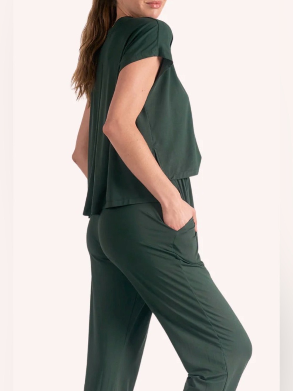 Elan SS T-Shirt Jumpsuit, NWT ($120)! - Picture 4 of 9